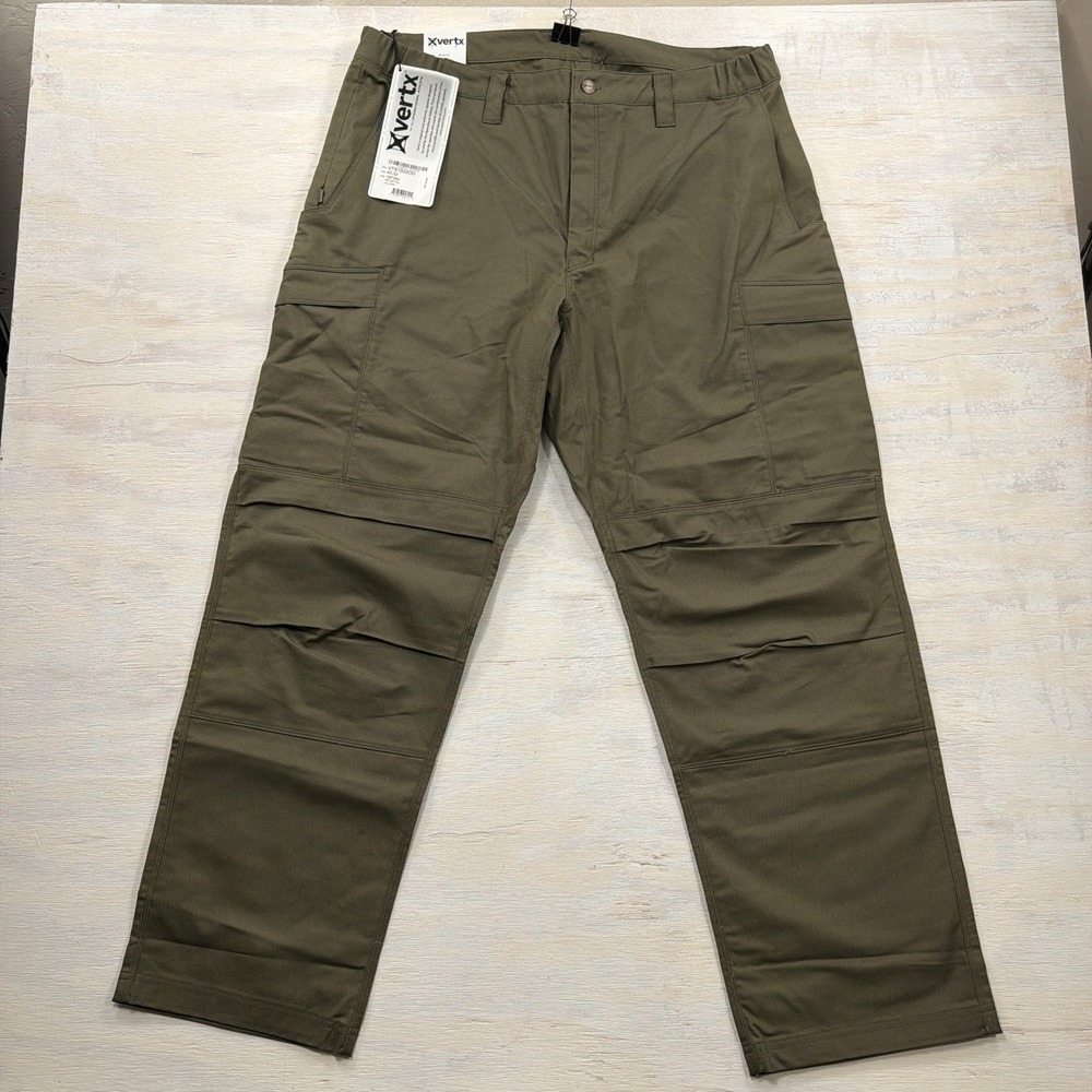 Vertx Tactical Pants VTX1000OD 40-32 Low Profile Cargo OD Green Mens NWT